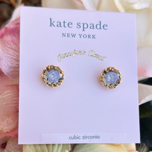 Kate Spade Crystal Stud Earrings NWT - Picture 5 of 7